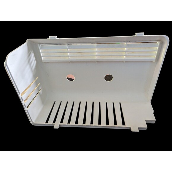 Amana Refrigerator Temp Assure Control Cover 2 Settings Snaps In Vent White Blue - Picture 6 of 8